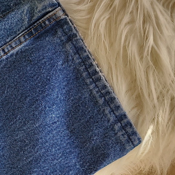 Jordache vintage 90s boot cut  high waist jeans women's size 7/8 Blue - Picture 9 of 14